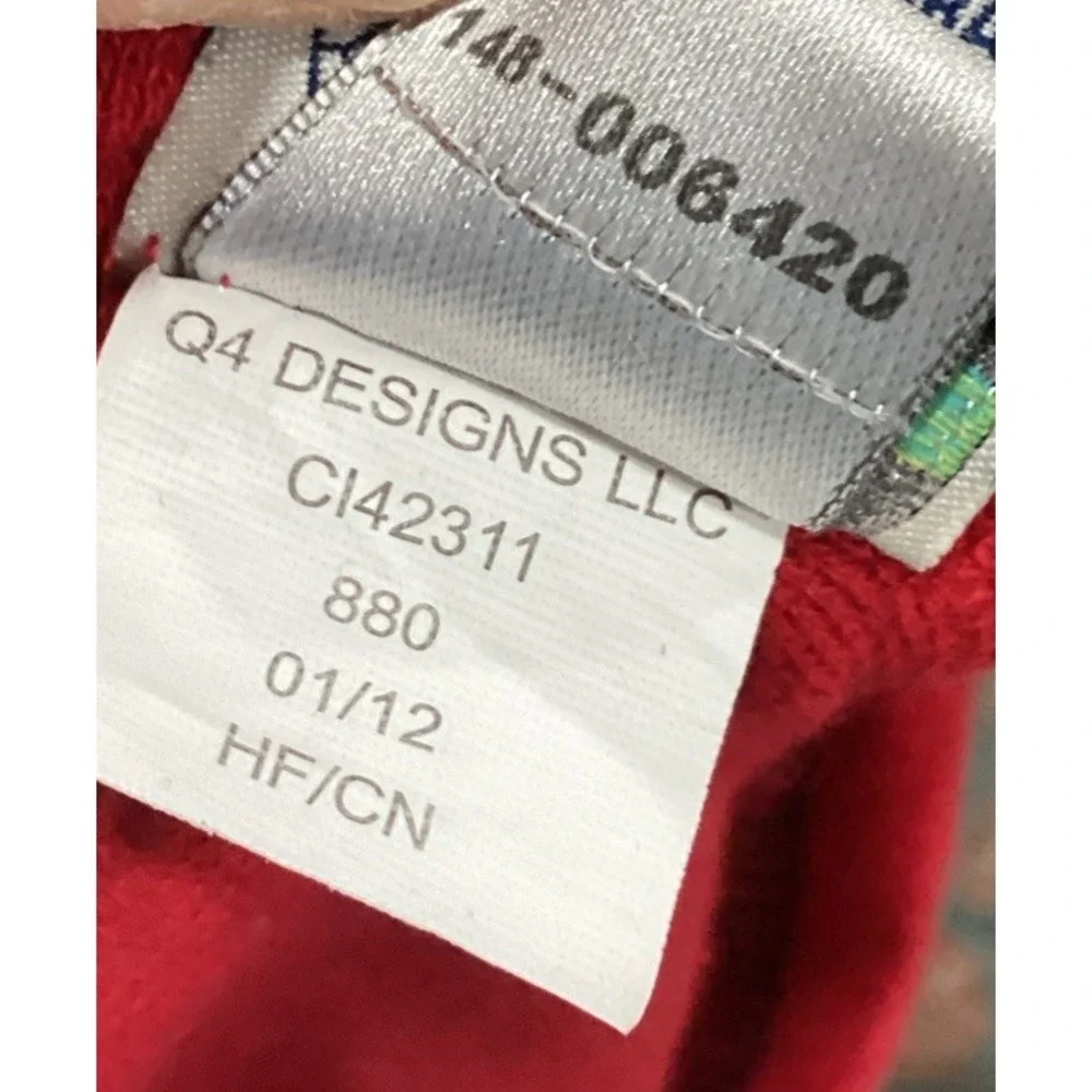 Coogi  XL Red Knit Polo Shirt